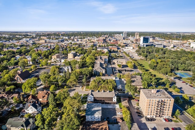 drone / aerial view