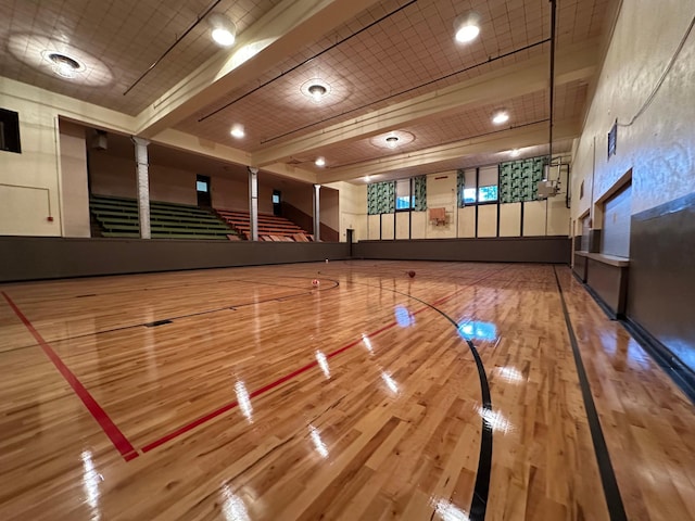 view of sport court