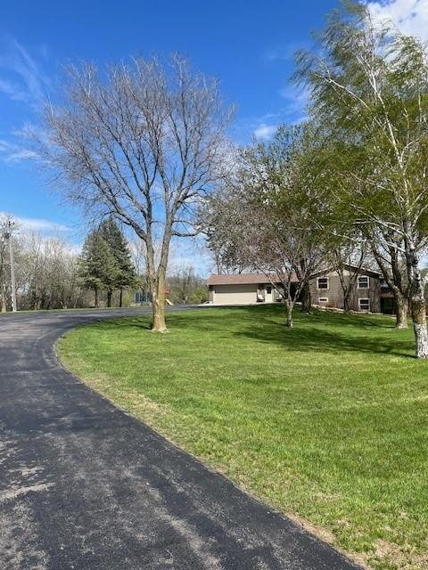 exterior space with a lawn
