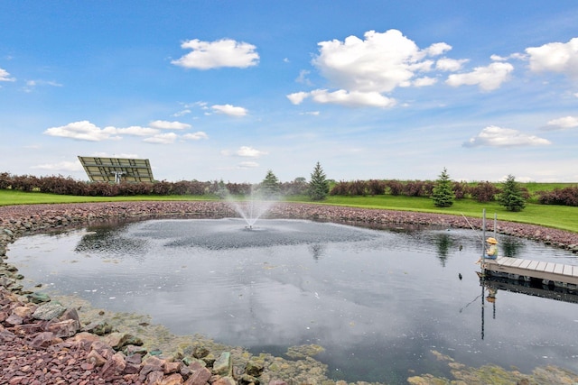 property view of water