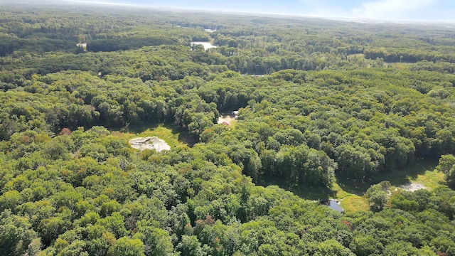 view of aerial view