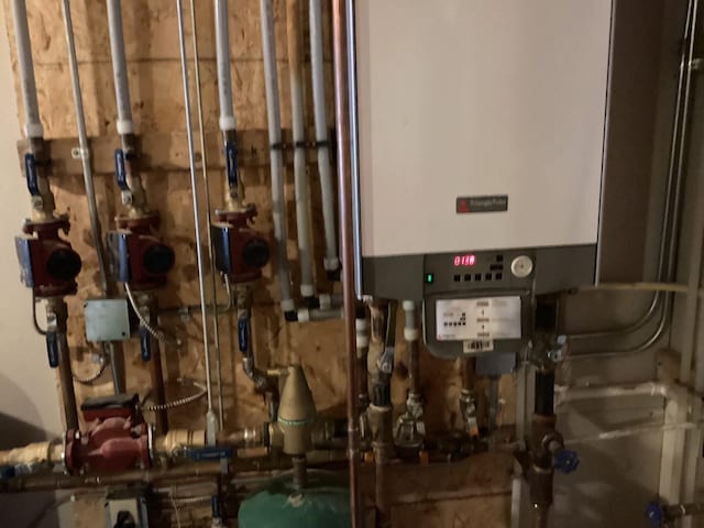 utilities featuring tankless water heater