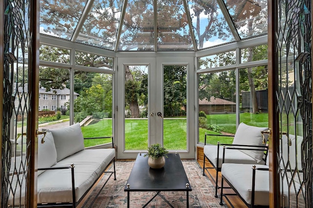 sunroom featuring a healthy amount of sunlight