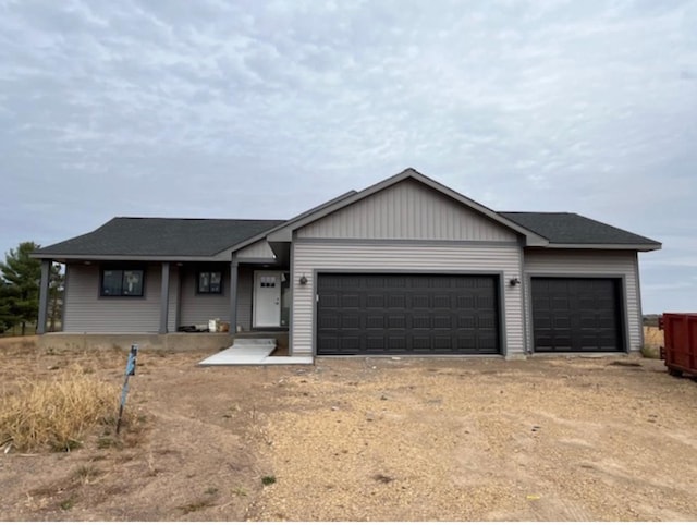 ranch-style house with a garage