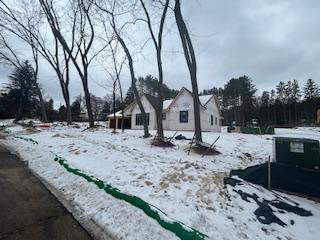 view of snowy yard