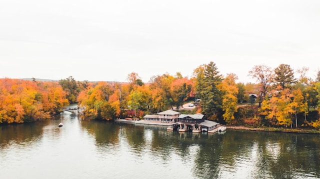 2799 27th St Unit 8, Katherine, Birchwood, WI 54817 - water view featuring a heavily wooded area