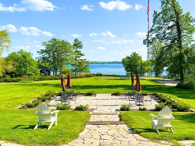 2799 27th St Unit 8, Katherine, Birchwood, WI 54817 - surrounding community featuring a water view and a yard