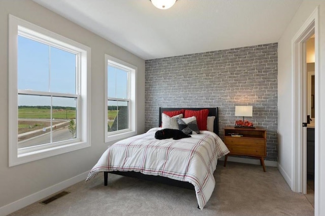 bedroom featuring carpet floors