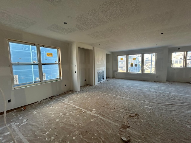 view of unfurnished living room