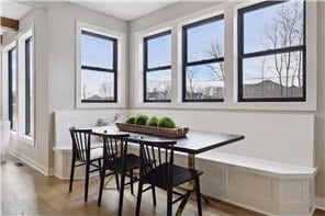 view of dining room