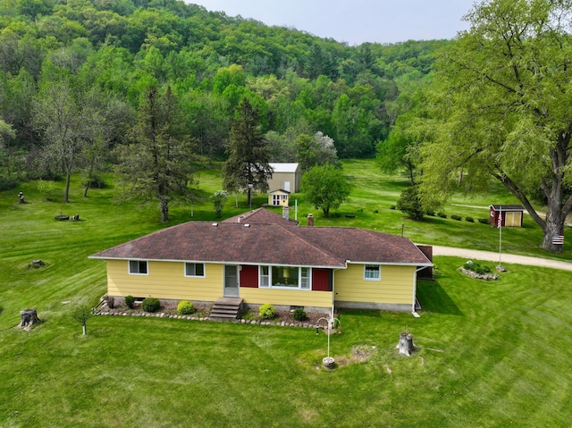 view of drone / aerial view