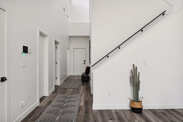 interior space featuring hardwood / wood-style floors