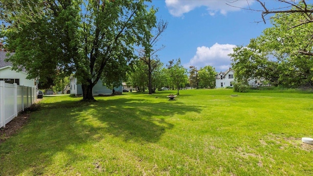 view of yard