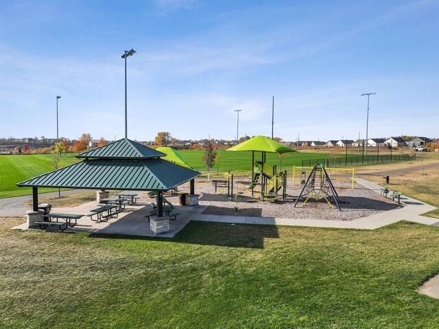 13656 Aulden Ave, Rosemount, MN 55068 - community jungle gym with a gazebo and a lawn