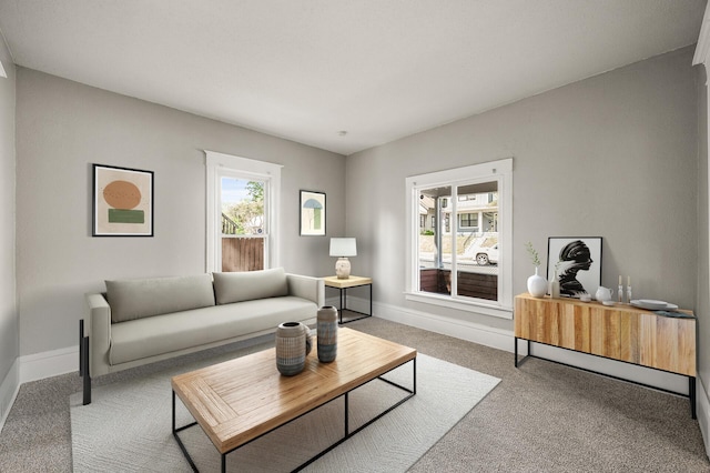 2806 Aldrich Ave N, Minneapolis, MN 55411 - living area featuring carpet and baseboards