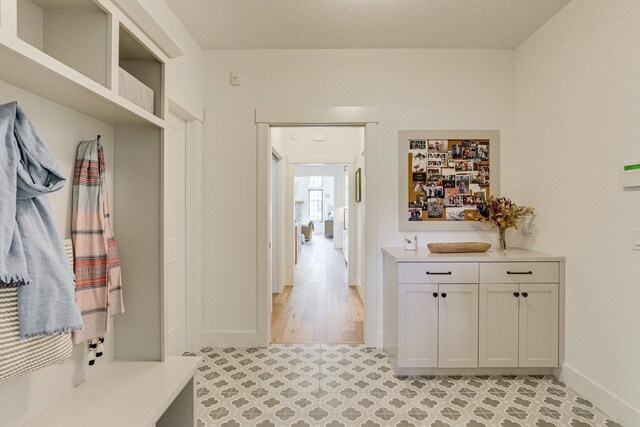 bathroom featuring tile floors