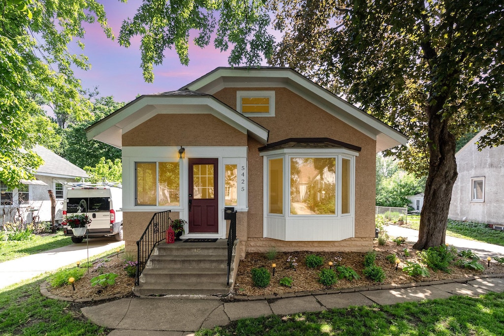 view of bungalow-style house