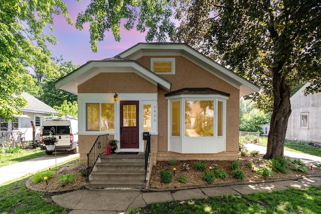 view of bungalow-style house