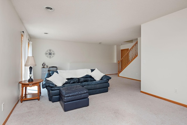 3799 Larabee Ave NE, Saint Michael, MN 55376 - living area featuring carpet and stairs