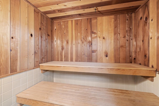 view of sauna / steam room