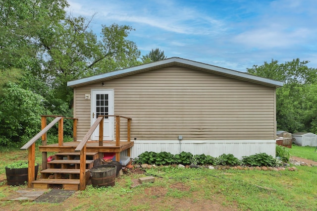 view of side of property