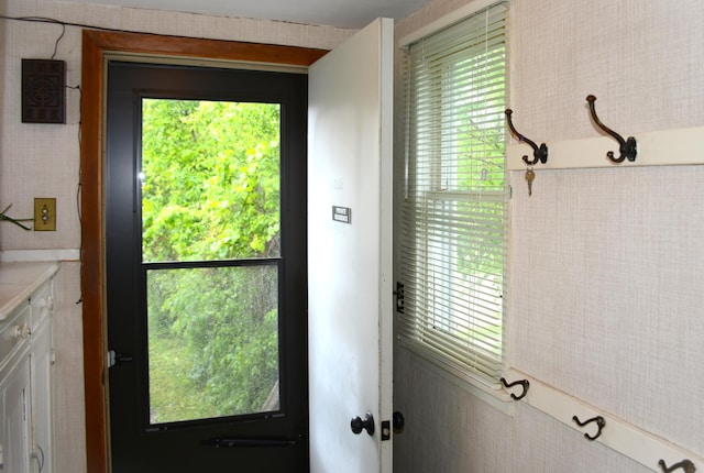 doorway with a healthy amount of sunlight