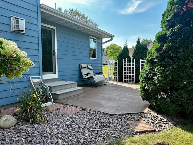 view of patio / terrace with entry steps
