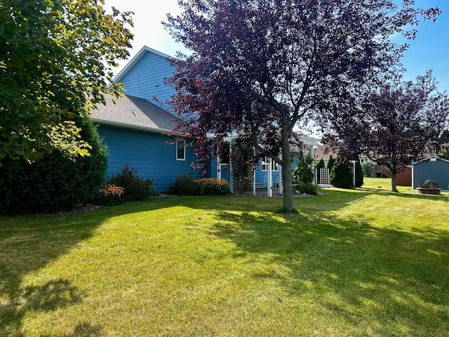 view of yard