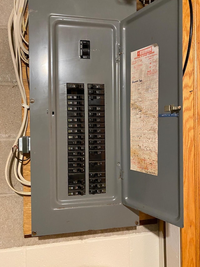 utilities with electric panel