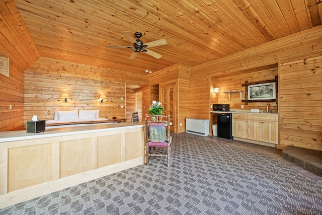 interior space with sink