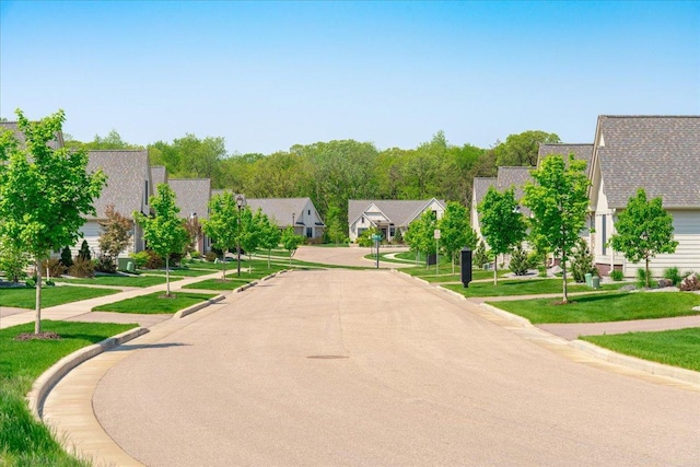 surrounding community featuring a lawn