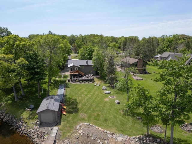 view of subject property