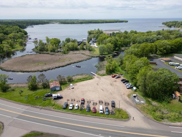 view of property location with a large body of water
