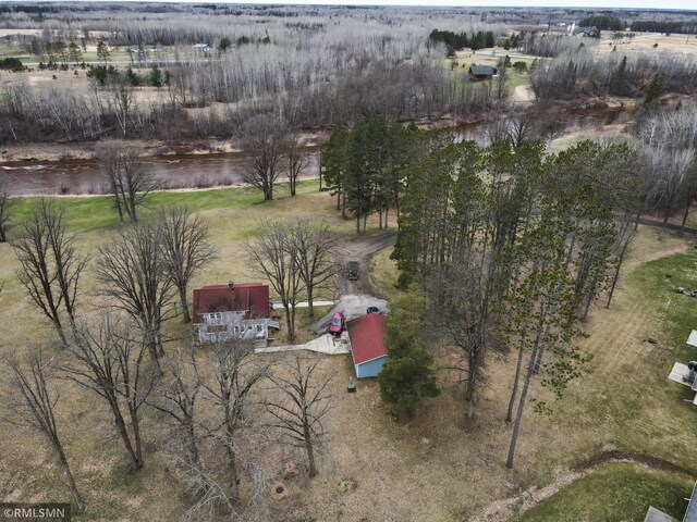 view of aerial view