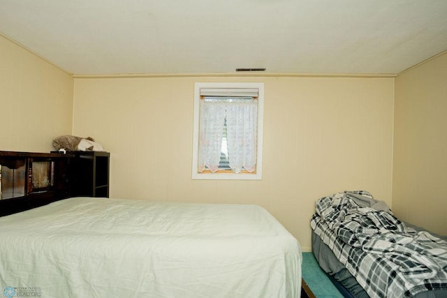 bedroom with carpet