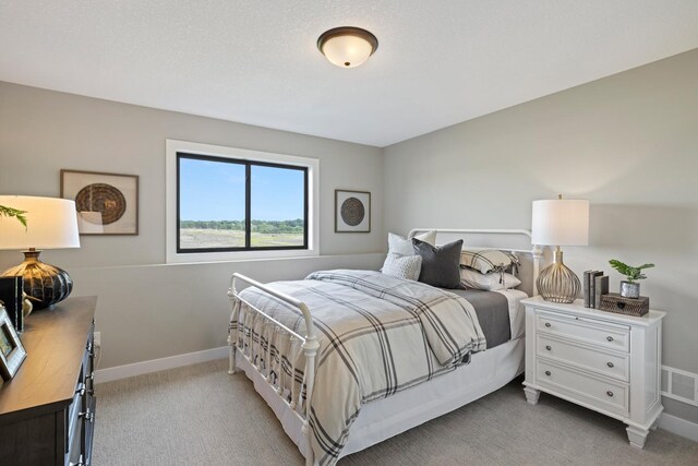 bedroom with carpet