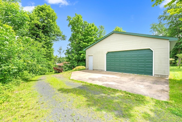 1738 White Ash Dr Unit A, Balsam Lake, WI 54810 - view of detached garage