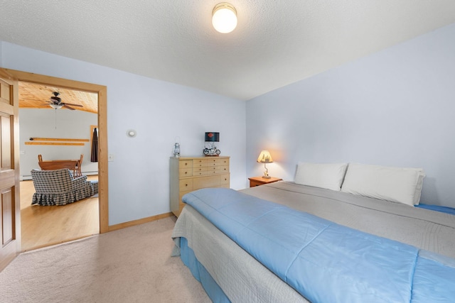 1738 White Ash Dr Unit A, Balsam Lake, WI 54810 - bedroom with baseboards and light colored carpet