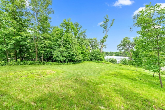 1738 White Ash Dr Unit A, Balsam Lake, WI 54810 - view of yard featuring a water view
