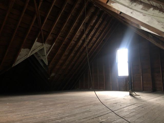 view of attic