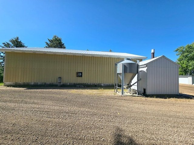 exterior space featuring an outdoor structure