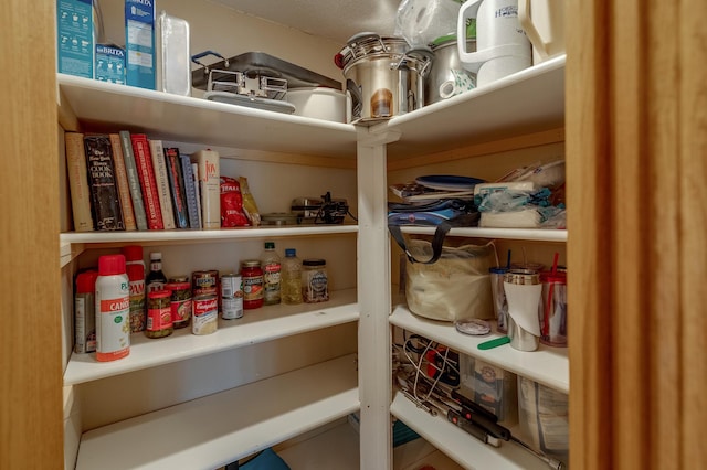 view of pantry