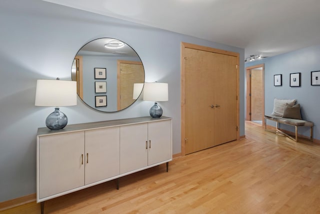 1240 2nd St Unit 1201, Minneapolis, MN 55415 - hall featuring light wood finished floors
