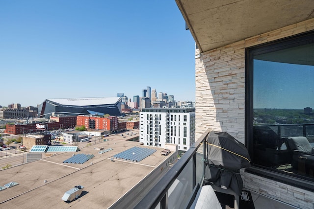 1240 2nd St Unit 1201, Minneapolis, MN 55415 - balcony with a view of city