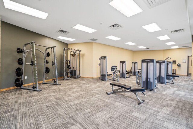 1240 2nd St Unit 1201, Minneapolis, MN 55415 - workout area featuring carpet floors