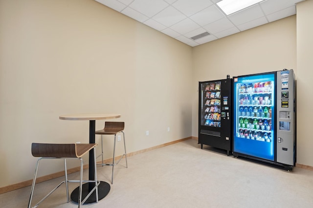 1240 2nd St Unit 1201, Minneapolis, MN 55415 - misc room with carpet floors and a paneled ceiling