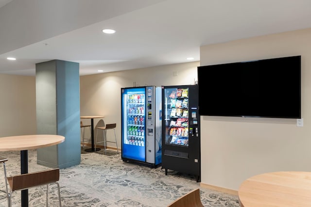1240 2nd St Unit 1201, Minneapolis, MN 55415 - living area featuring recessed lighting and baseboards
