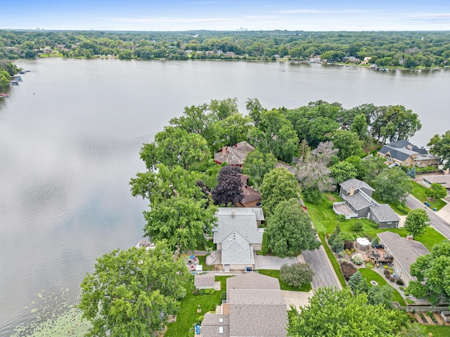 750 Carla Ln, Little Canada, MN 55109 - aerial view of residential area with a nearby body of water