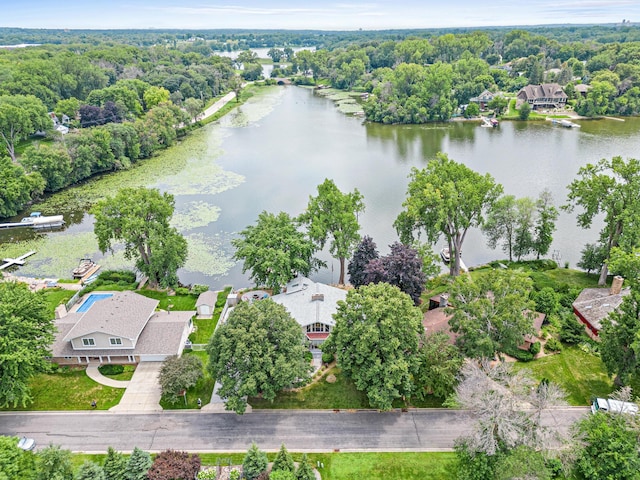 750 Carla Ln, Little Canada, MN 55109 - drone / aerial view of a nearby body of water