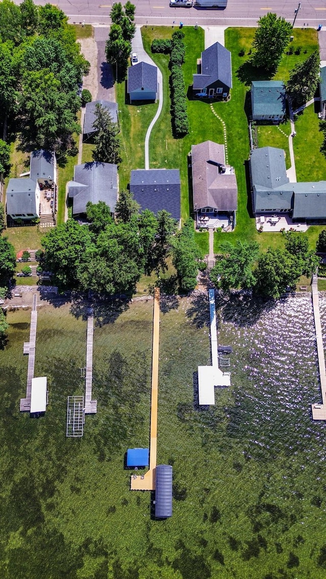 drone / aerial view featuring a residential view